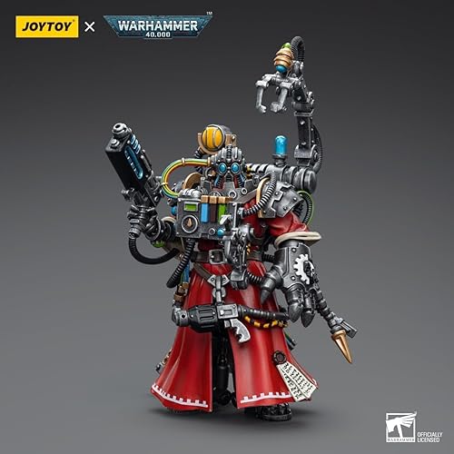 Miniatura 5 de LEBOO JOYTOY Warhammer 40k 118 Figura de acción Adeptus Mechanicus Skitarii Marshal 4.88 pulgadas de altura modelos de juguete Joy