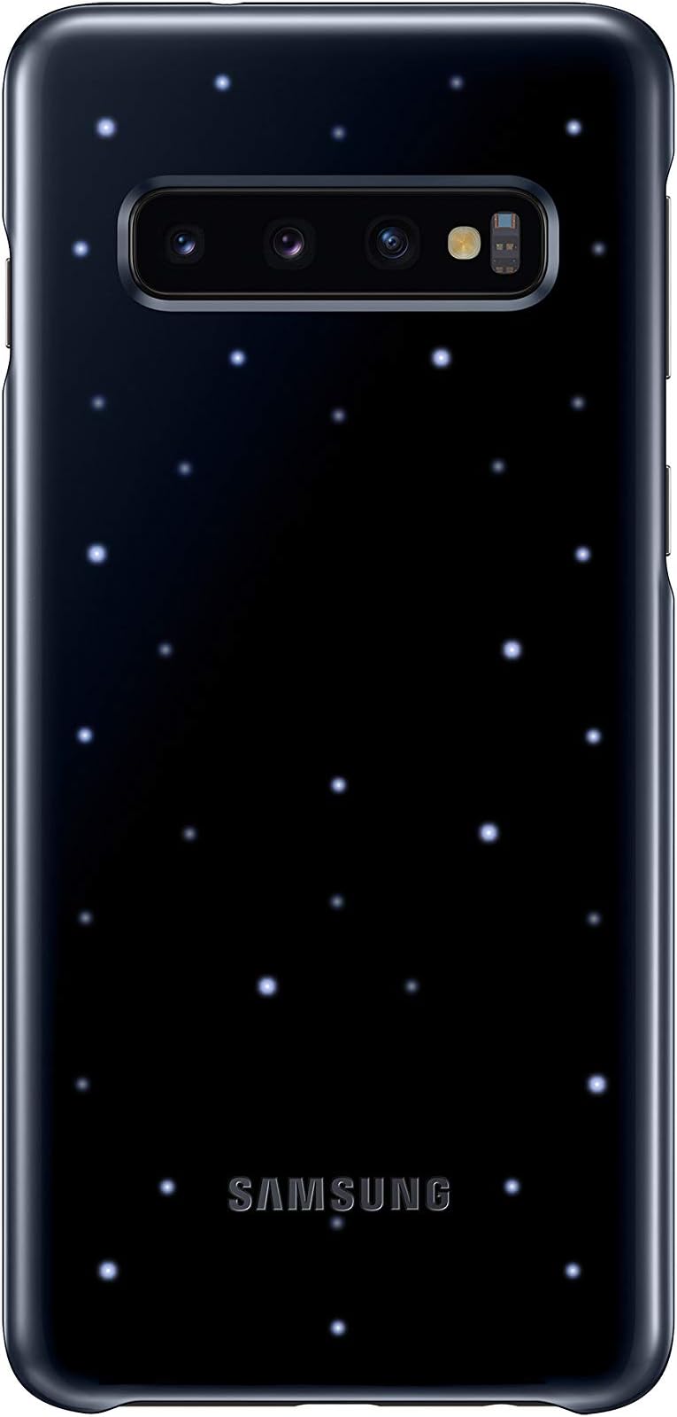 Samsung Galaxy S10 LED Back Case, Black (EF-KG973CBEGUS)