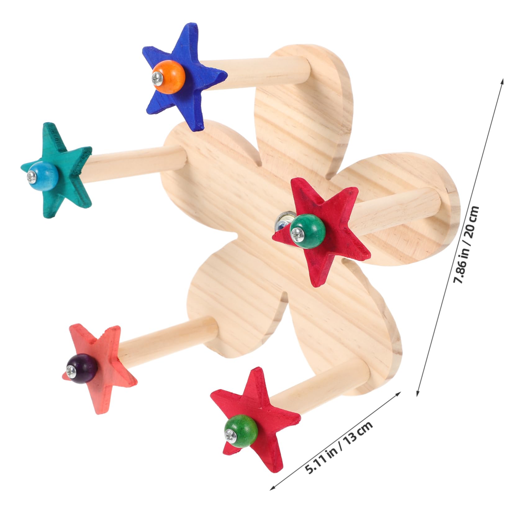 BESPORTBLE 3pièces Support De Perchoir Rotatif pour Oiseaux Jou Cage à Oiseaux Forme De Roue De Ferris Amusement Et Stabilité pour Perroquets Compagnie