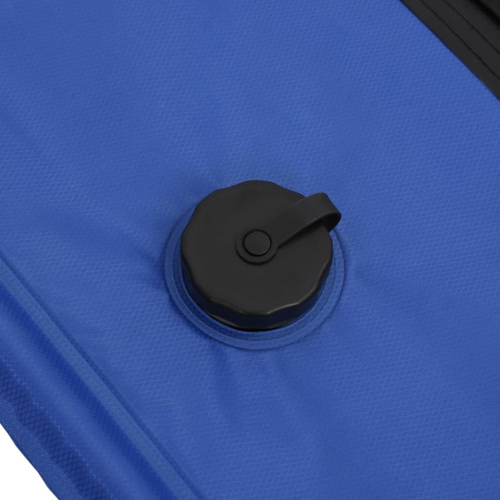 Borsa da doccia da campeggio, blu, 20 l, in PVC, serbatoio dell'acqua con tubo, soffione doccia per attività all'aperto, campeggio, escursionismo, campeggio e trekking, accessori con