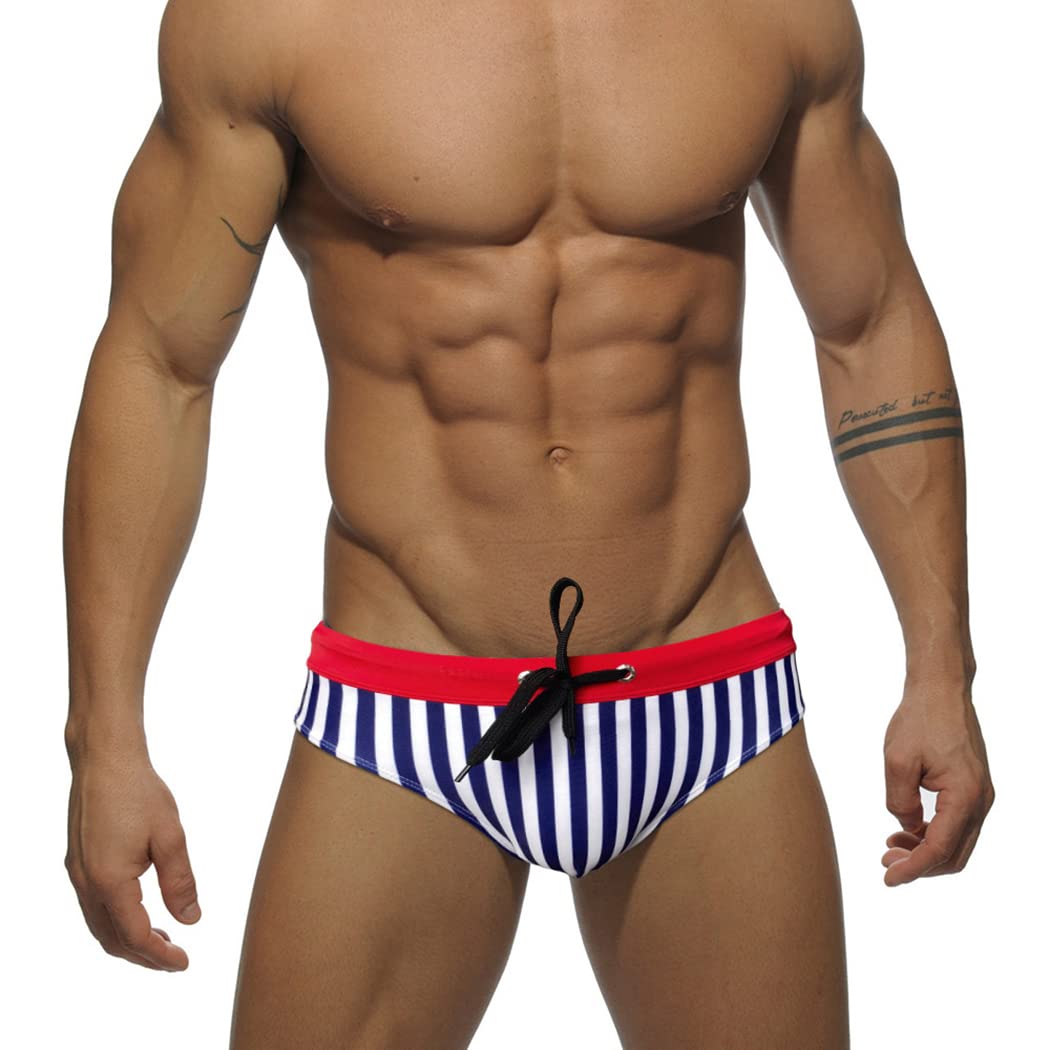 Bañador para Hombre, Bañador de Natación Slip Traje de Baño de Secado Rápido Moda Shorts Swimming Calzoncillos YK35 Tamaño M-2XL