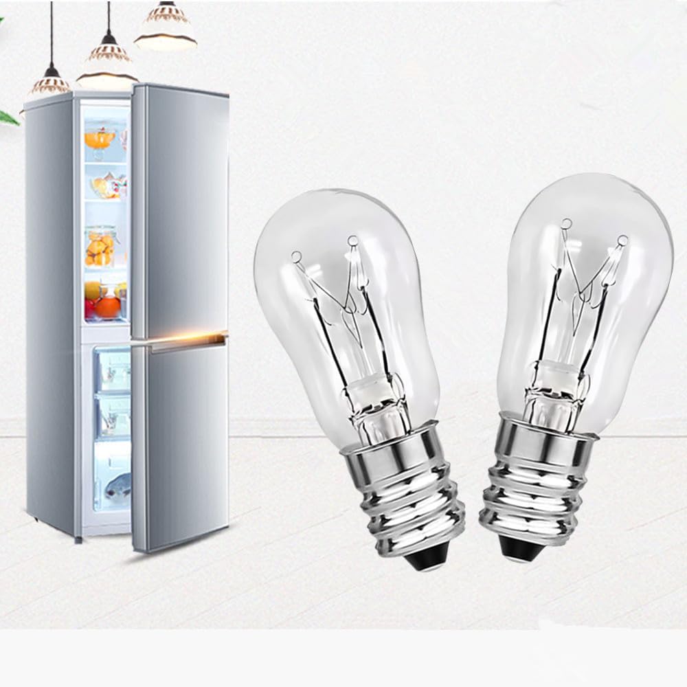 WE05X20431 Dryer Drum Replacement Bulbs,120V/10W/E12,Dryer Light Bulb Compatible with GE & Hotpoint Dryers, Replaces WE05X20431 WE4M305 WP3395618 - Pack of 4