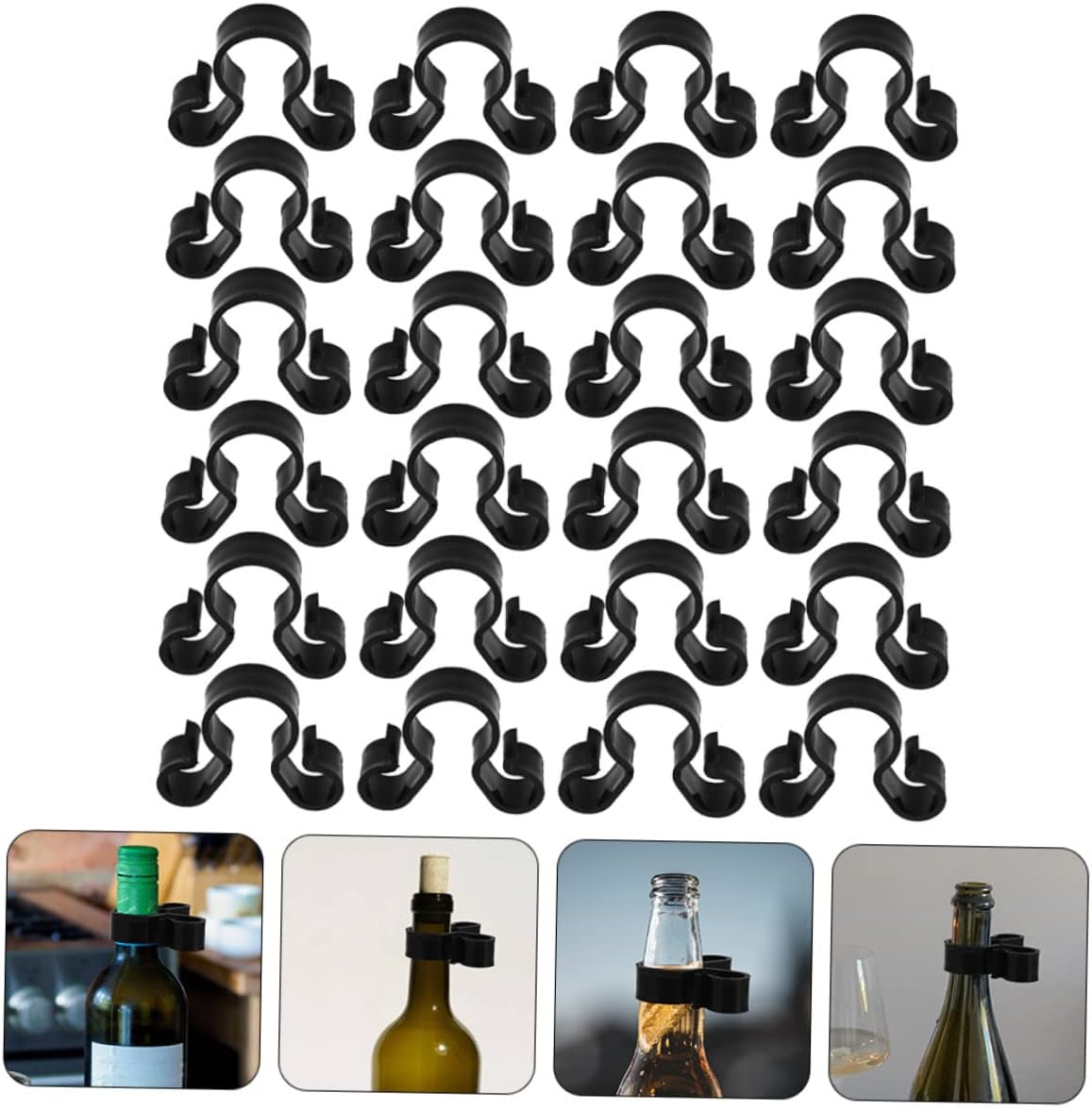 72pcs Wear-Resistant Candle Holders Clips for Bottles for Parties Weddings and Celebrations Convenient and Portable Candle Supply image 2