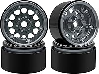Vista 6 de OGRC - 4 llantas Beadlock de 1.9 pulgadas, llantas de aluminio para Traxxas TRX4 TRX6 Redcat GEN7 GEN8 Rc4wd D90 Axial SCX10 SCX10 II 90046 SCX10
