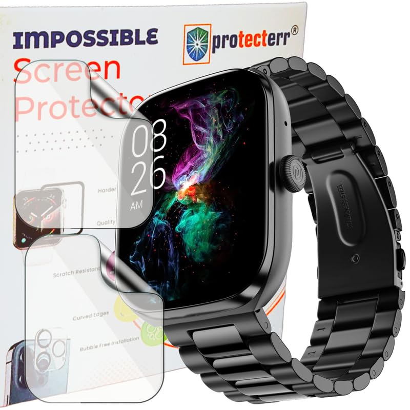 Image of 2-Pack| Screen Protector /Guard for Noise ColorFit Ore 2.1 inch Smartwatch -Not A Tempered Glass