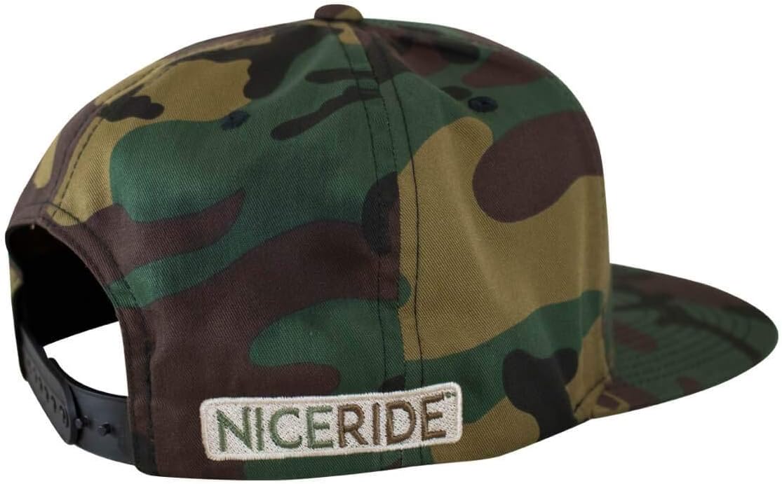 Baseball Cap, Strong Faded Snapback Hat, Perfect for Sports and Outdoor Activities - Embroidered Logo (Camo Orange) One Size.
