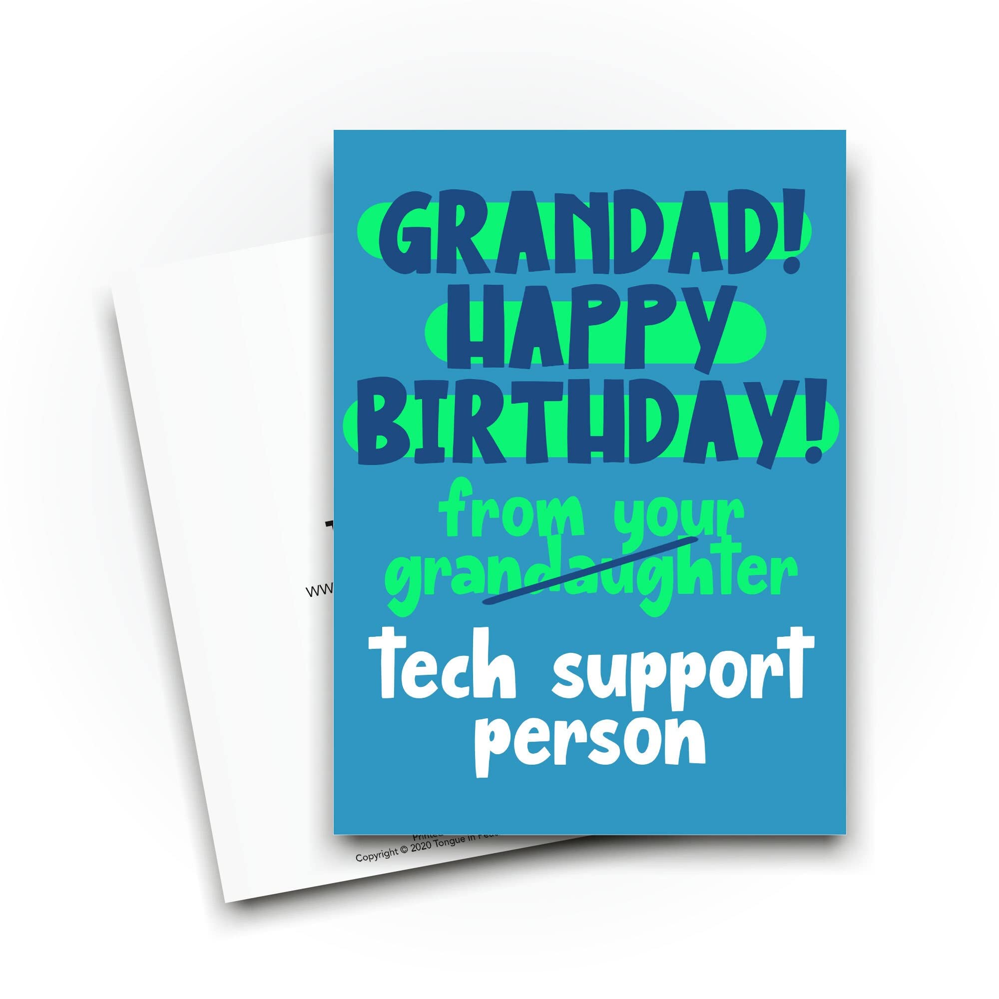 Tongue In Peach Cartes De Vœux Fantaisie Amusantes | You're Young At Heart | Anniversaire Old Parents Mum Dad Grandparent Best Friend | Bargain Drôle | CBH1337