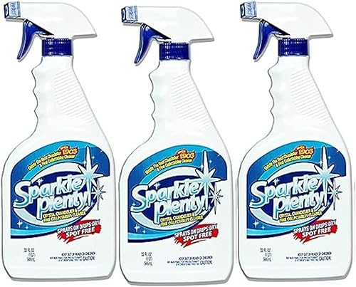 Sparkle Plenty - Limpiador de candelabros en aerosol para lámparas de araña, limpiador de arañas de cristal, removedor de polvo que no se limpia,