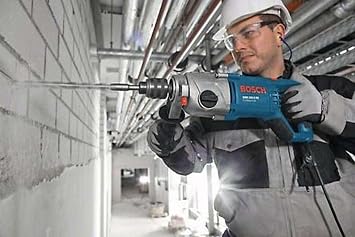 Bosch Professional GSB 162-2 RE Hammer Drill (1,500 W, Chuck Diameter: 3-16 mm, Drilling Diameter in Concrete: 162 mm) [Energy Class A+]