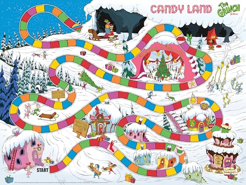 Candy Land: The Grinch juego de mesa clásico para niños miniatura 4