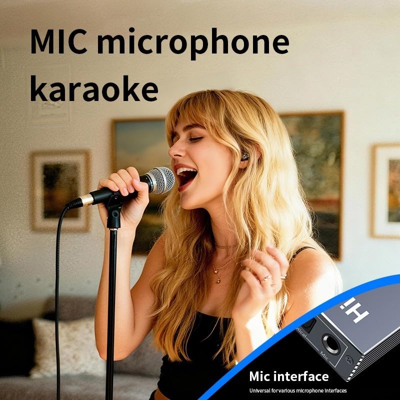 Ricevitore Bluetooth 5.4 per HiFi, adattatore audio wireless con ingressi AUX/MIC/USB, ricevitore audio Bluetooth per PC/Mac/Smartphone/Tablet/ricevitore AV