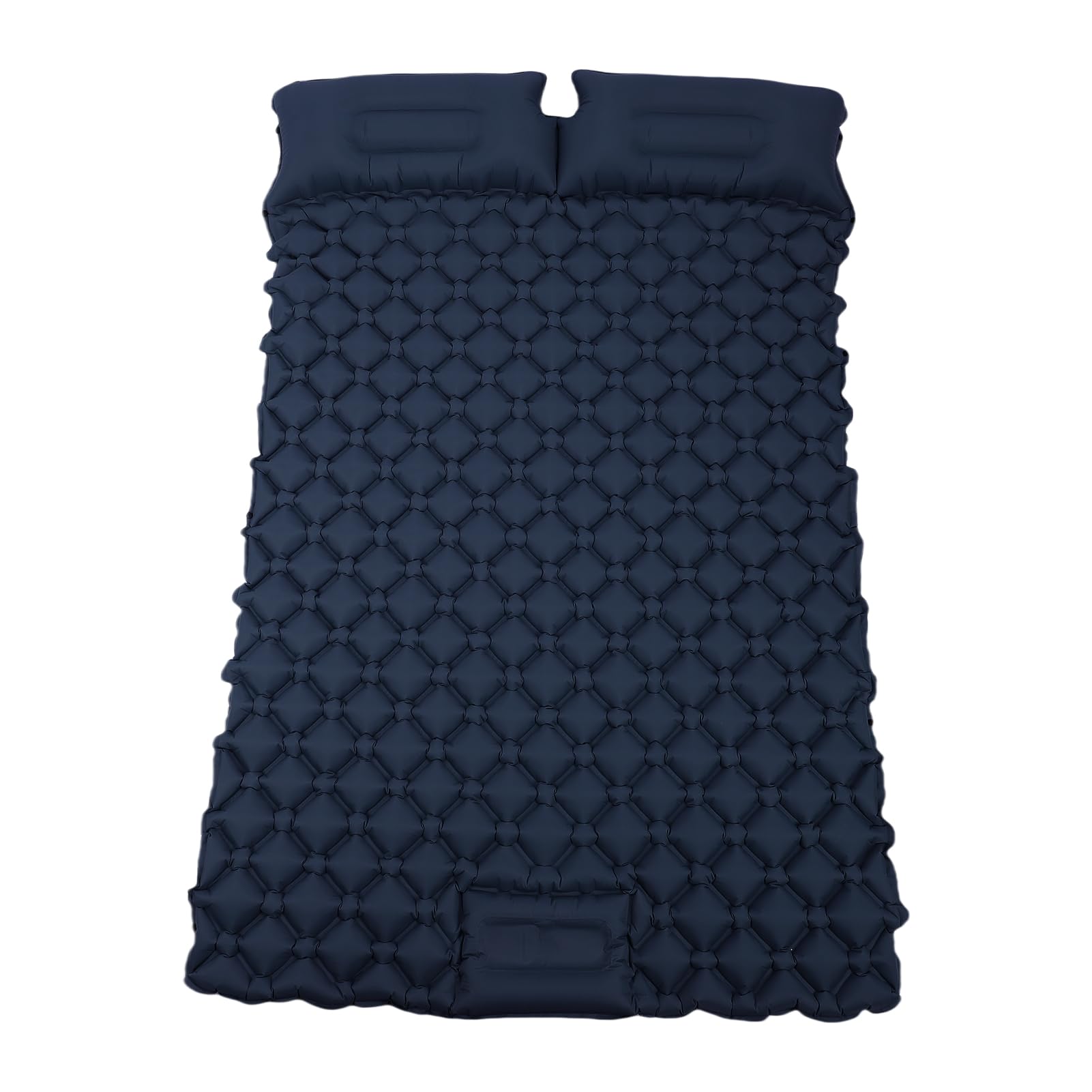 Generic Nadmuchiwana Karimata, Nylonowa Mata Kempingowa 40D Ripstop o Grubości 5 Cm i łatwym Pompowaniem do Wędrówek z Plecakiem i Pieszych Wędrówek (BLUE)