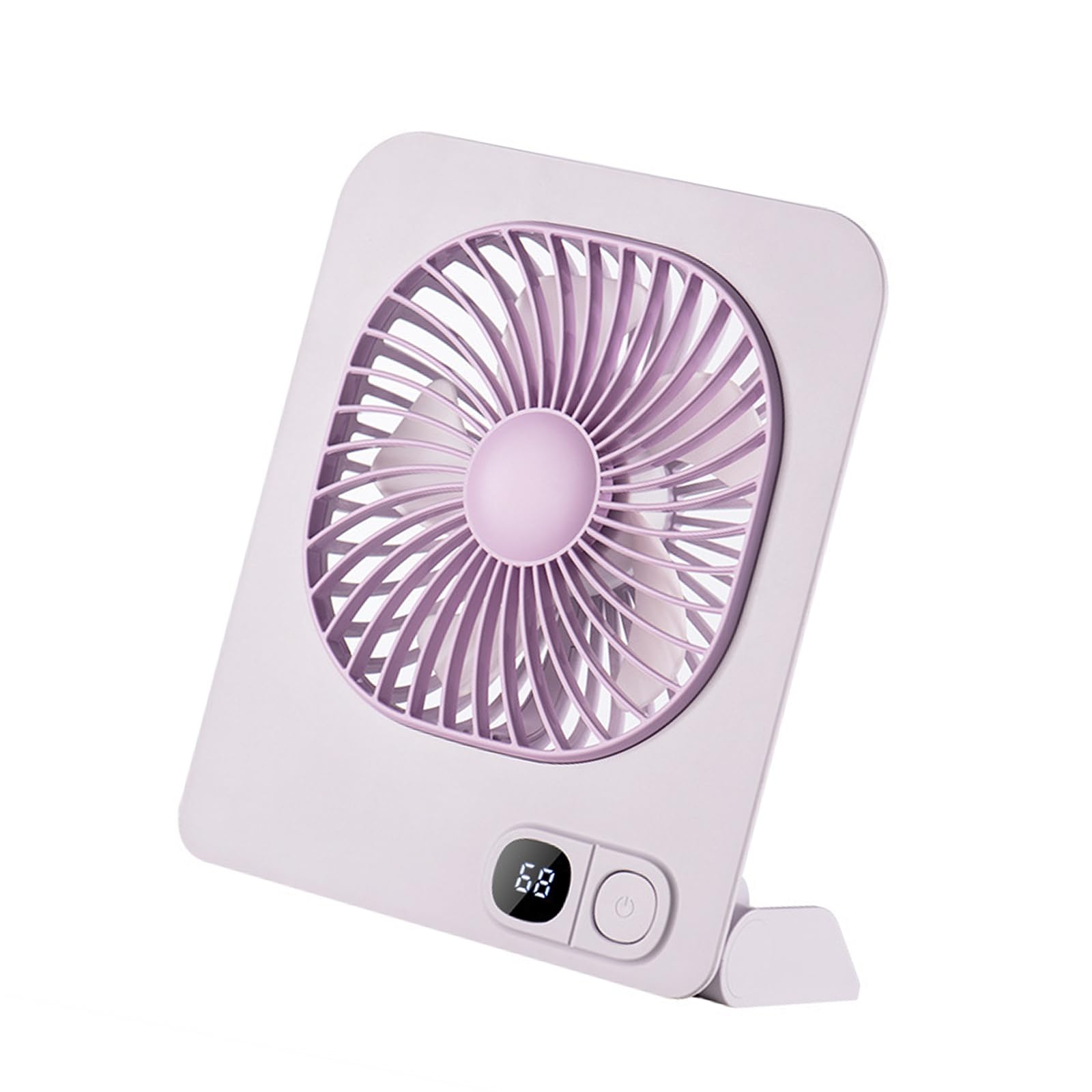 FGJsfhrDTU Portable Fan, Powerful USB Air Cooling Low Noise for Bedroom Dorm Camping Kitchen Mobile(Purple)