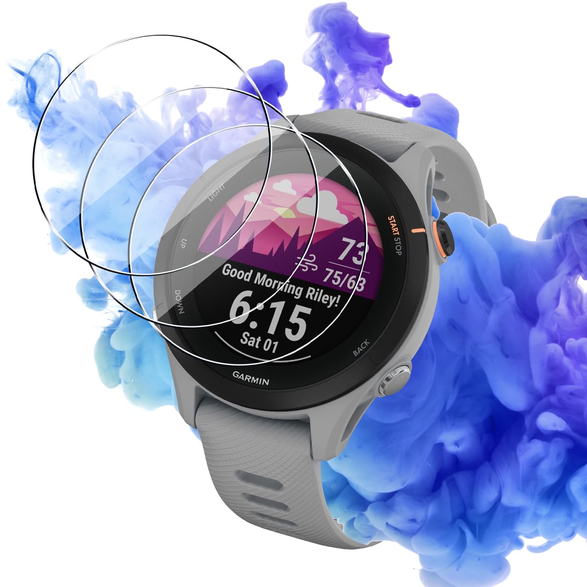 GARMIN ガーミン Forerunner 255s【9Hガラスフィルム】 Amazon | 対応 GARMIN Forerunner 255S Music/Forerunner 255s