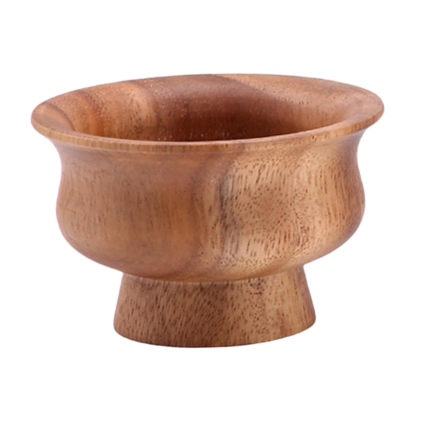 perfk Ciotola per Potpourri Ciotola Decorativa Ciotola per zuppa Multifunzione Fatta a Mano Facilmente Pulita per Bambini Ciotola per Punch in Legno per, Grande