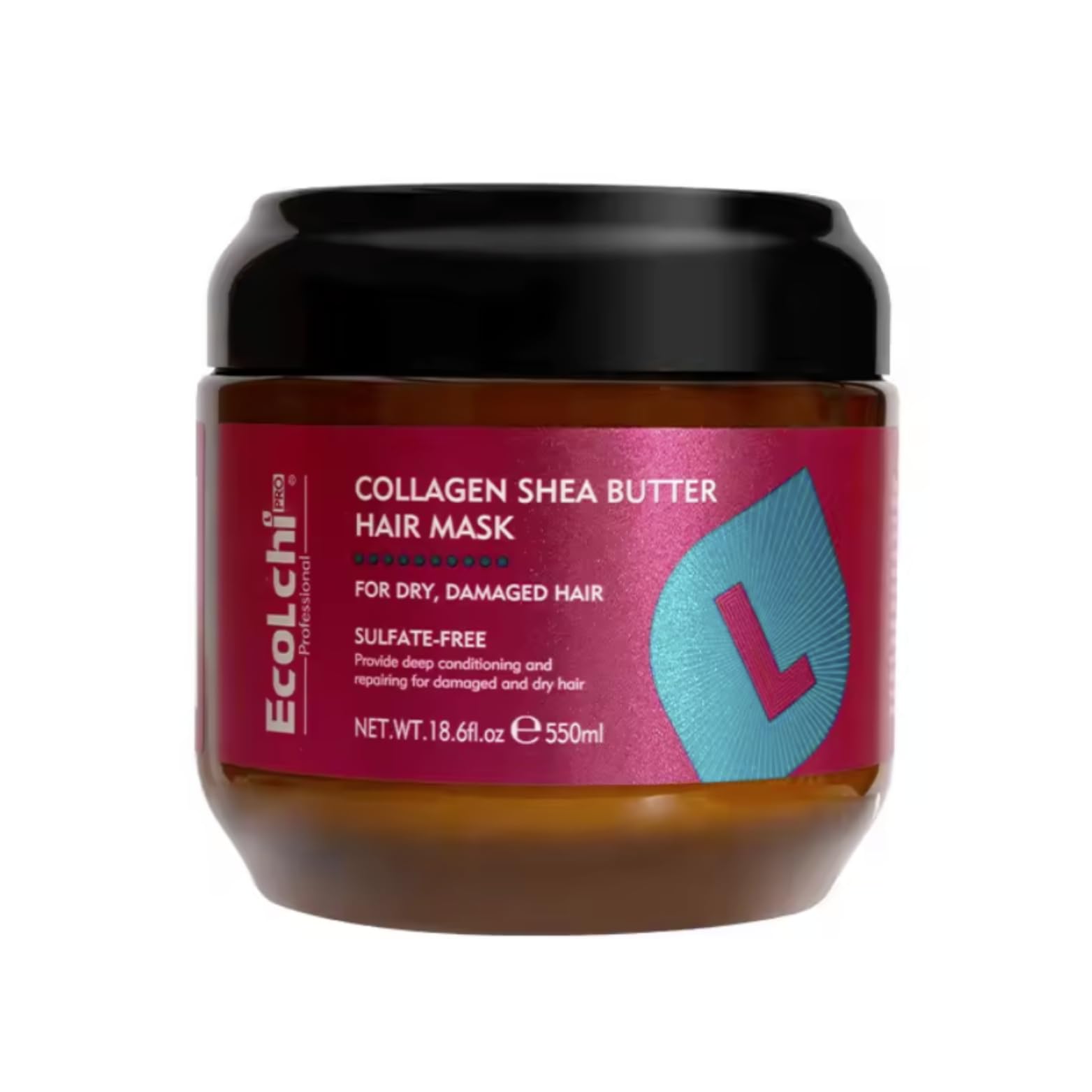 EcoLchi Pro Collagen Shea Butter Hair Mask Deep Conditioning