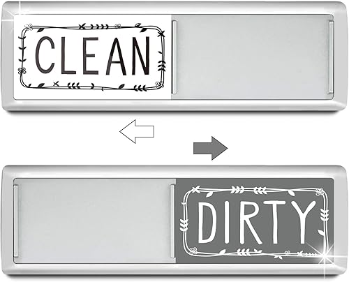 psler 2 imanes de limpieza sucia para lavavajillas, imán para lavavajillas Clean Dirty Sign Magnet para lavavajillas y platos que dice limpio o