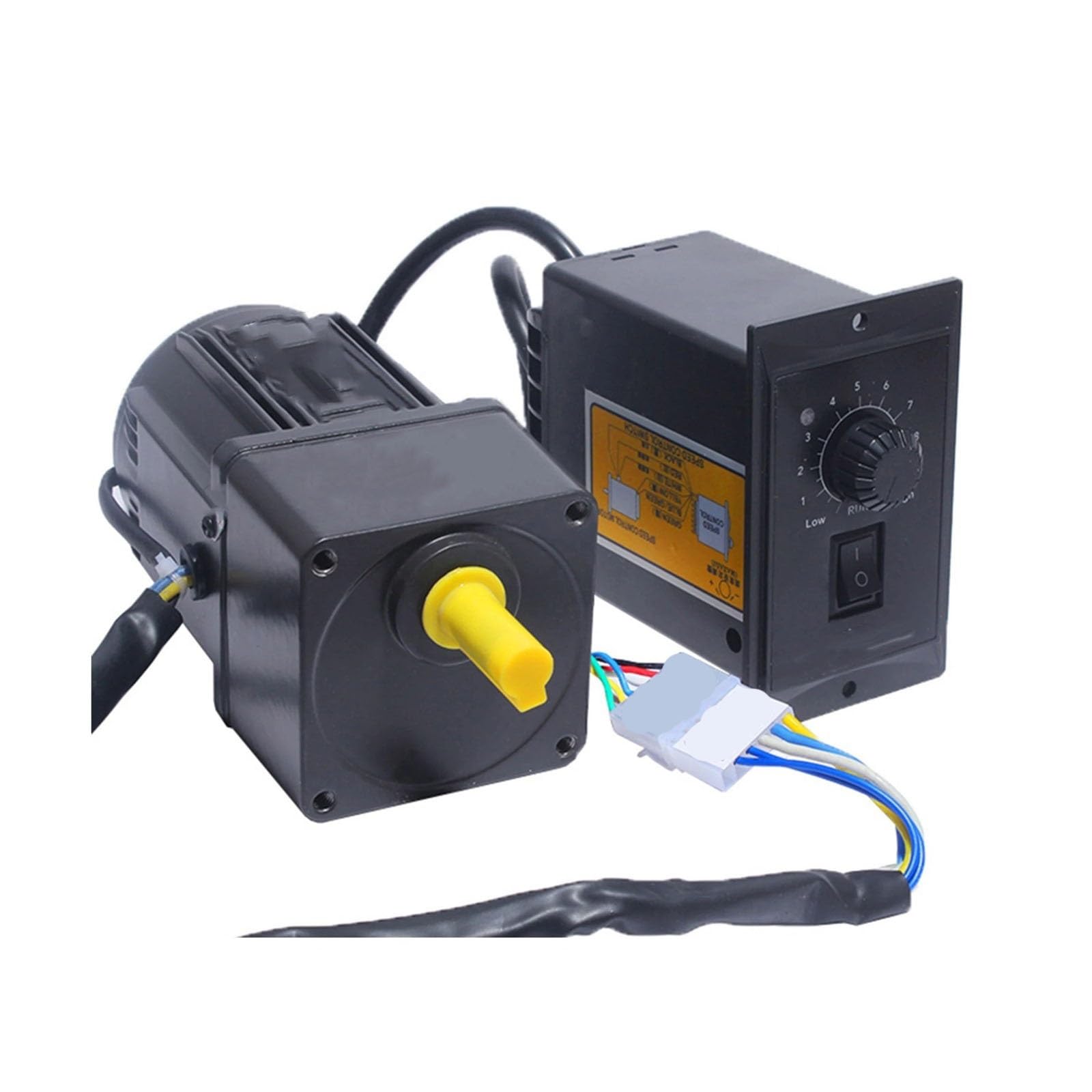 Motorreductor reversible de CA 3RK15GN-C, 15 W, 220 V CA, monofásico, velocidad ajustable, 70 x 70 mm, reductor de velocidad variable Reducción de par(6.9rpm)