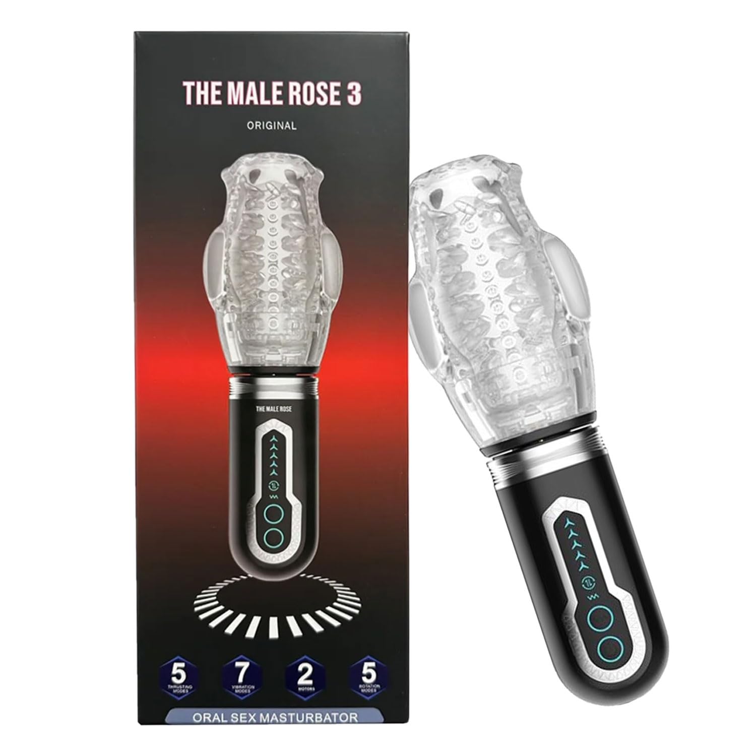 male rose toy Amazon.com: The Male Rose Gawk Gawk 3000 Automatic Stroker for Men, 10  Vibrating Modes : Health & Household
