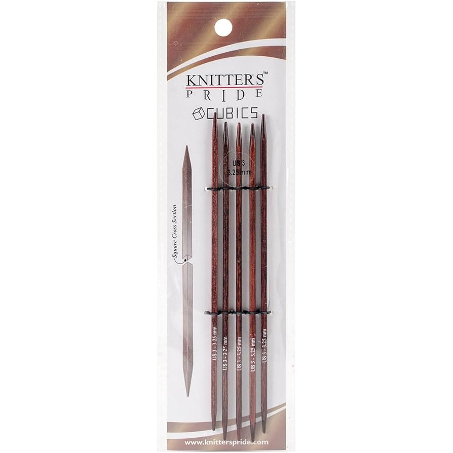 Amazon.co.jp: Knitter's Pride 3/3.25mm Cubics Double Pointed