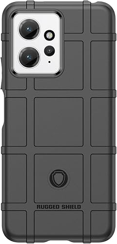 Miniatura 8 de Ysnzaq Funda resistente duradera de grado militar para Xiaomi Redmi Note 12 4G (no 5G), ultra delgada TPU suave a prueba de golpes Funda protectora