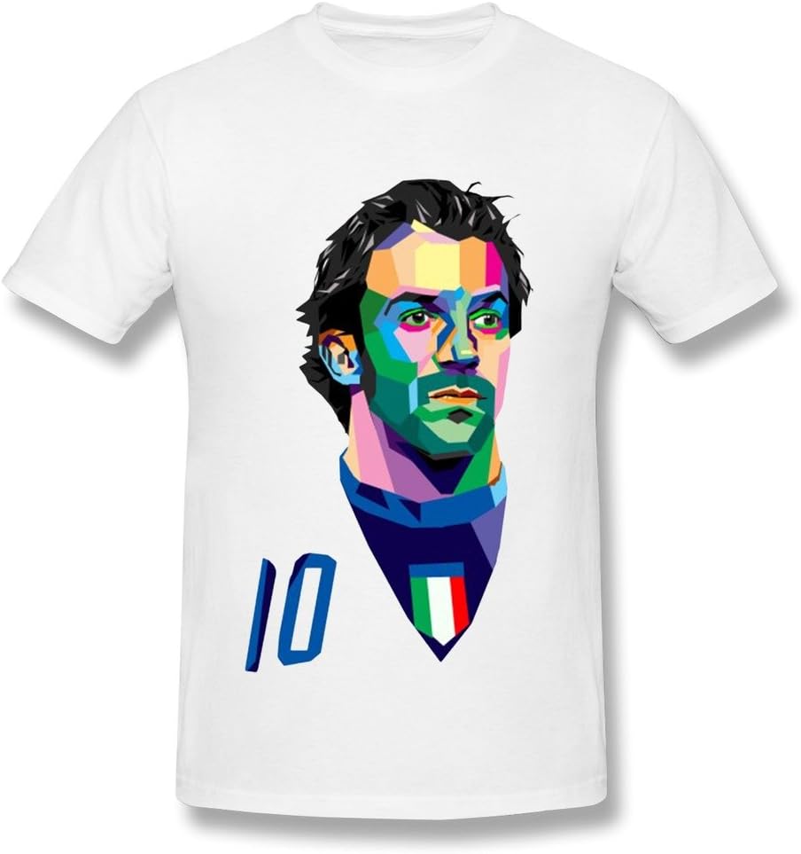 AHOO Men's T Shirt Alessandro Del Piero White Size XXL