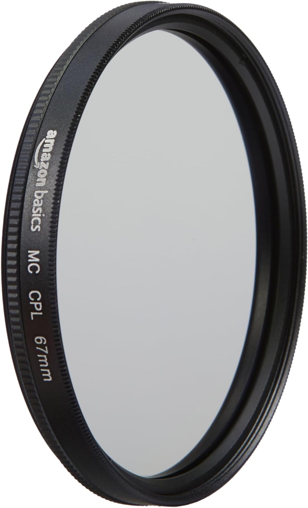 Amazon Basics 67 mm Circular Polarizer Protection Filter for Deeper Colours, Glare and Reflection Reduction, Multi-Coated, Protects from Dust, Dirt and Scratches