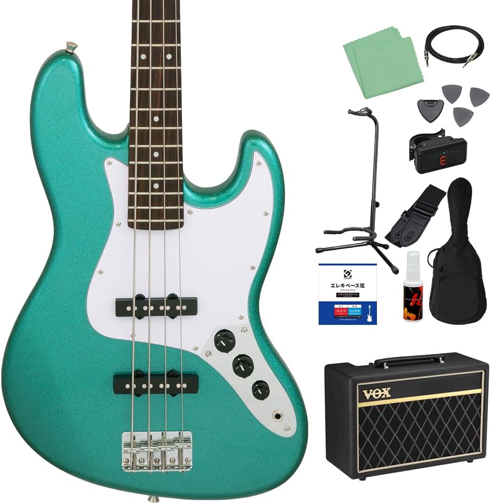 THE ONE 限定BABYL LEGEND - M - LEGEND LJB-Z GLGR / LJB-Z M GLBK ベース初心者12点セット