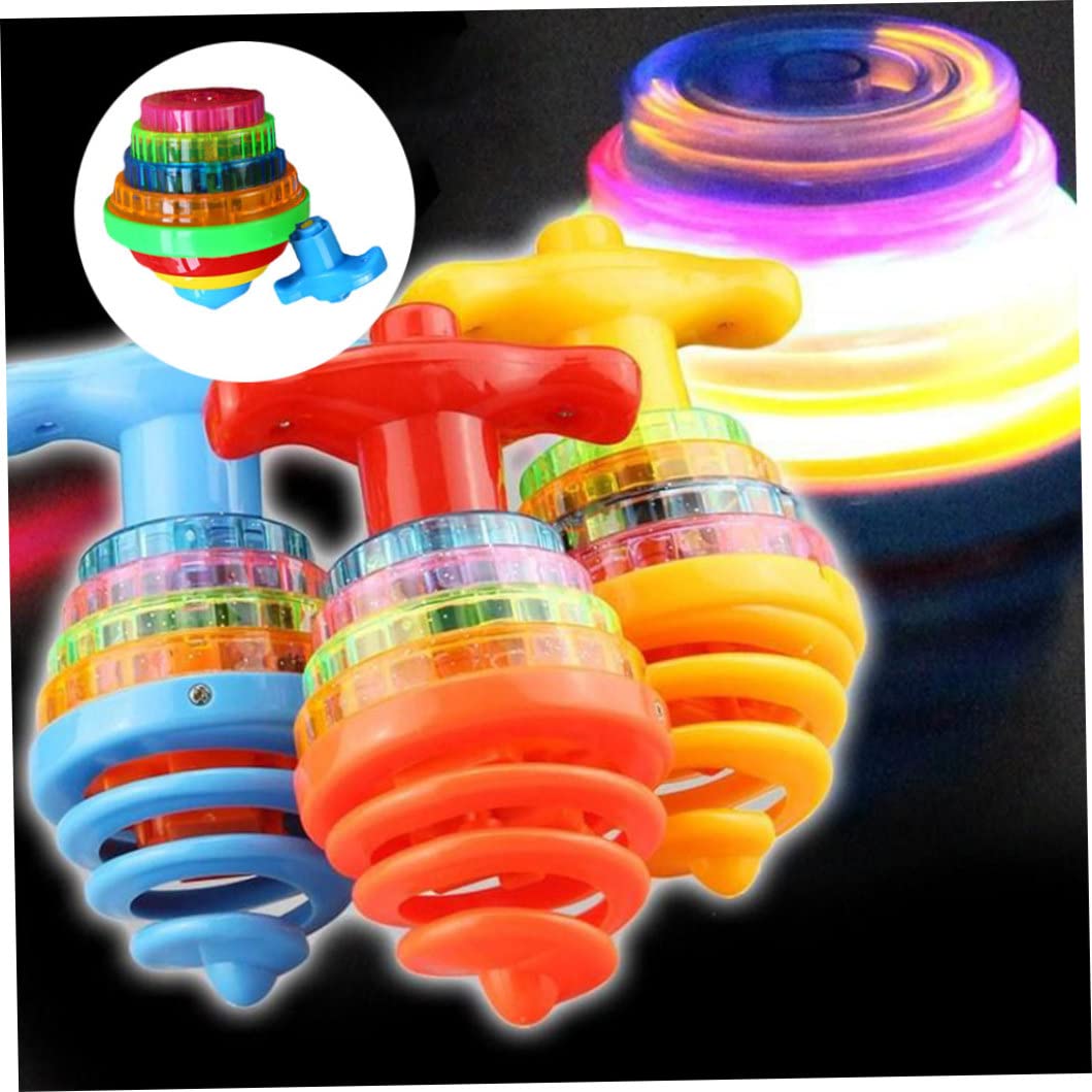 Toupie Lumineuse à Rotation - Gyroscope avec Effets | Jeu Éducatif Interactif Parent-Enfant pour Écoles Maternelles et Voyages Toupie Lumineuse à Rotation - Gyroscope avec Effets | Jeu Éducatif Interactif Parent-Enfant pour Écoles Maternelles et Voyages