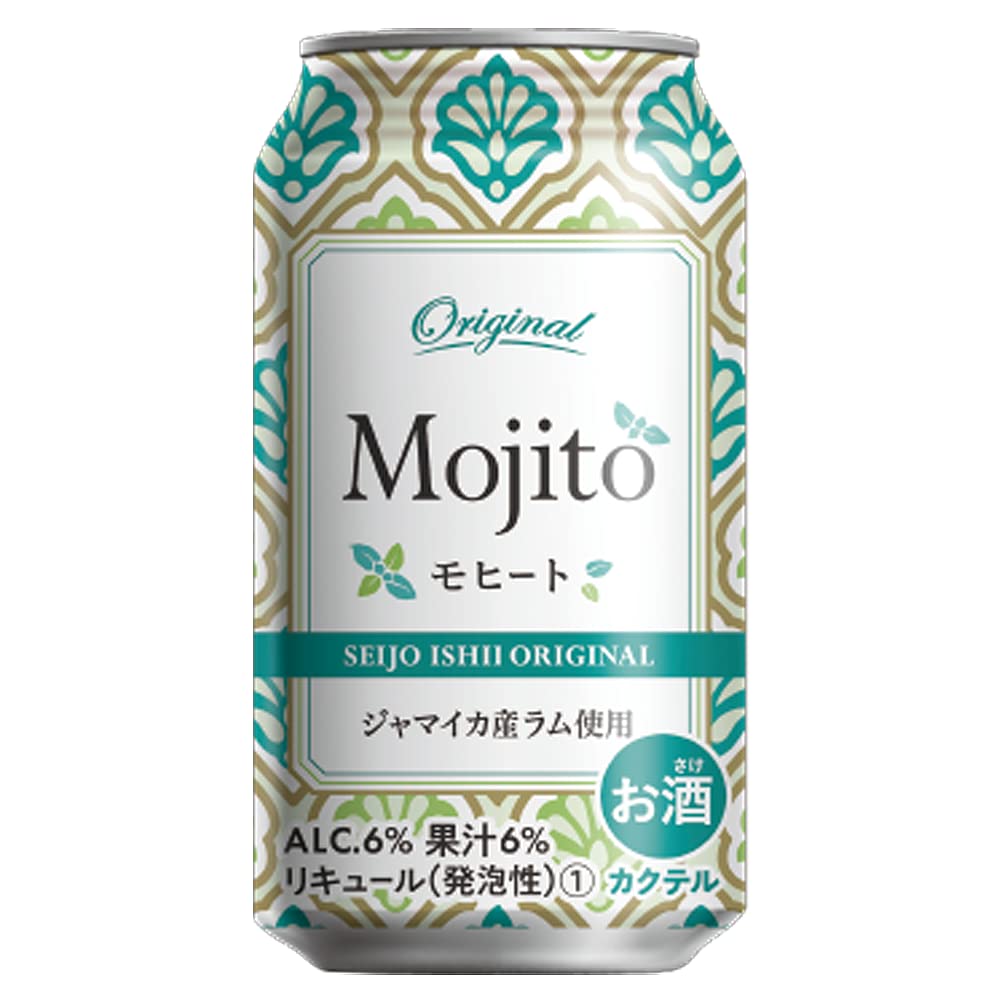 Amazon.co.jp: 成城石井 オリジナル モヒート缶 350ml : 食品・飲料・お酒