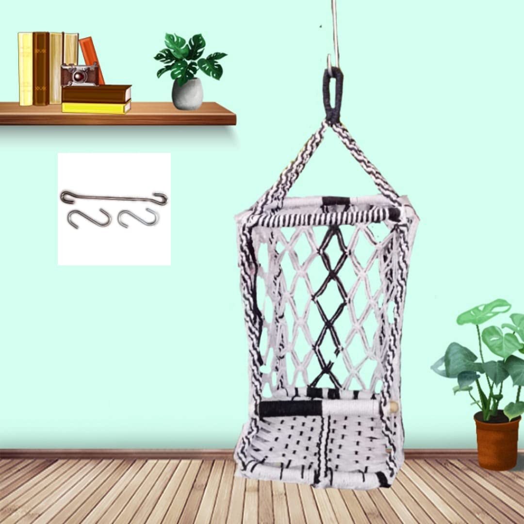 Proniks Hammock Swing for Home,Balcony and Garden for Baby and Kids (0-5) Age (Make in India)