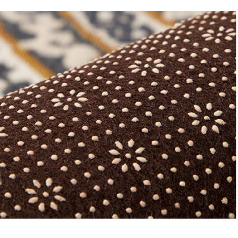 Badematte Für Badezimmer, Premium 100% Baumwolle Bordered Design Badematten Weiche Plüsch Hochabsorbierende Mikrofasern Badewanne Mat-d 100x140cm