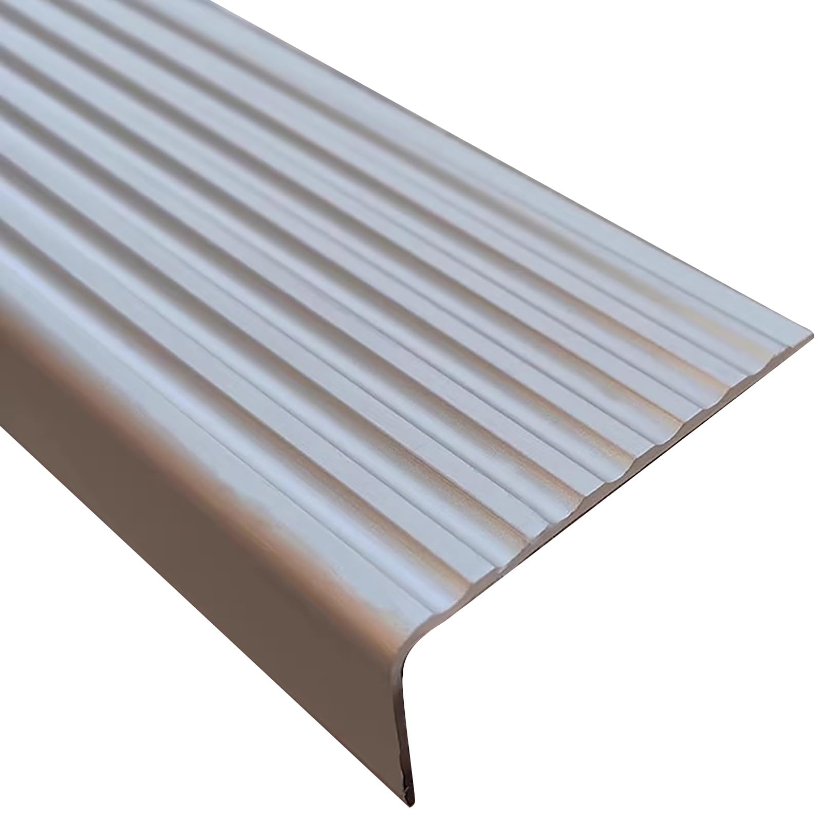 Borde de aluminio para escalera impermeable con acabado metálico de alta resistencia 1
