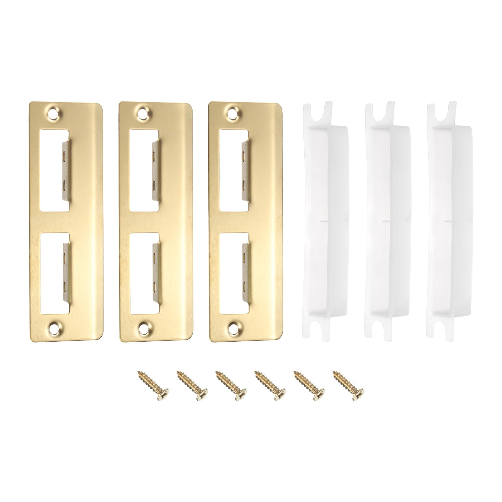 Gâche en T 128mm pour réparer et renforcer un encadrement de porte en bois