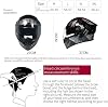 Motorcycle Helmets Full Face for Men Women Powersports Street Racing DOT with Face Mask Gloves