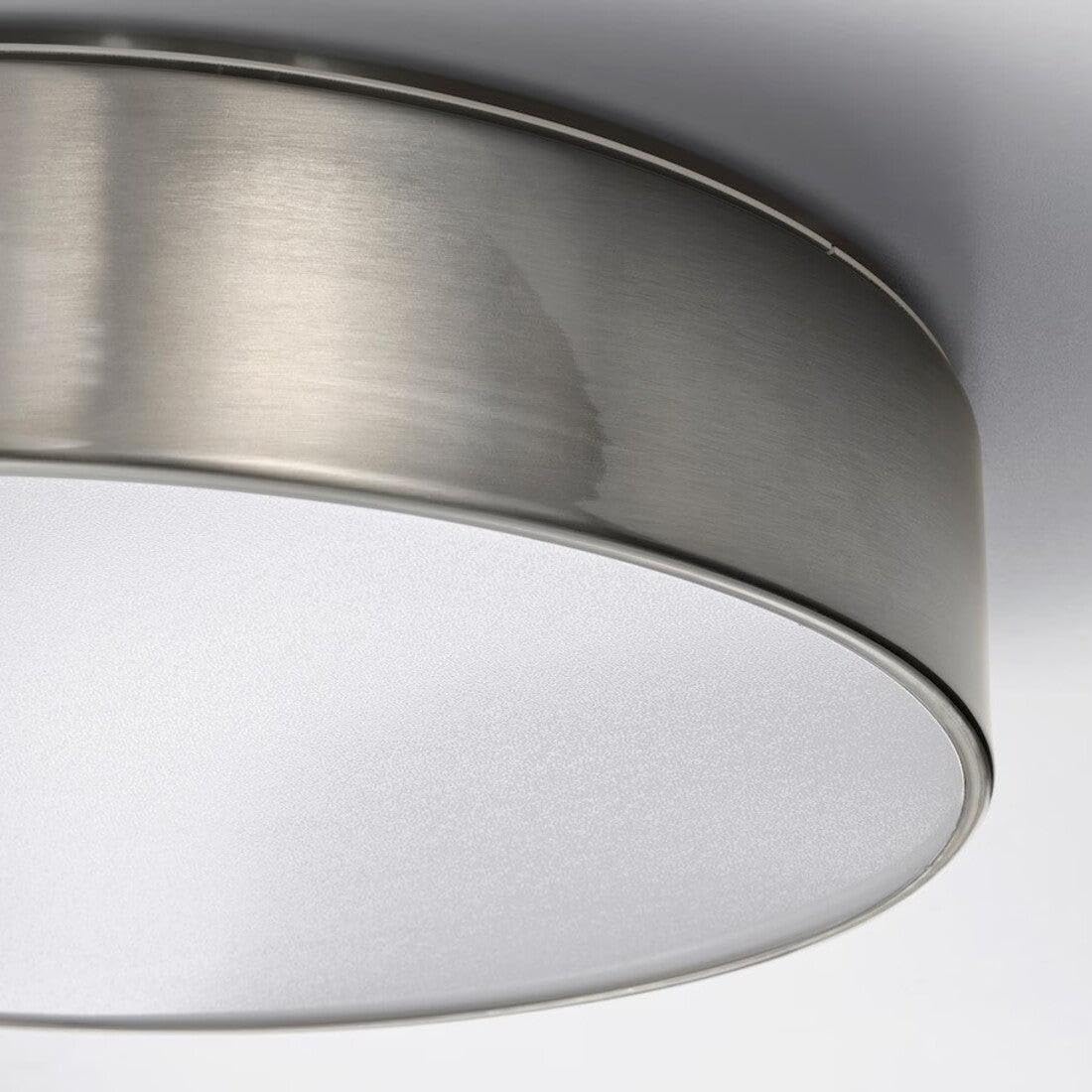 廃盤品　IKEA イケア VIRRMO ヴィッルモー スポットライト　シルバー Buy Ikea VIRRMO LED Ceiling lamp, Nickel-Plated, 36 cm 800 lm (14