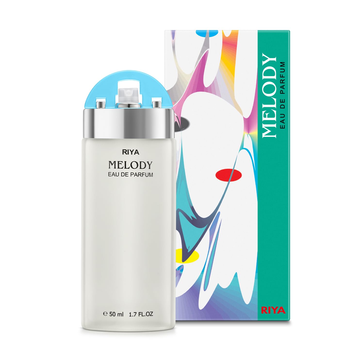 RIYA MELODY (Sea Green) Perfume for Women - 50 ml | Eau De Parfum with Long Lasting Fragrance | Citrus Floral Fresh Perfume Spray | Mild Fragrance-picture-44