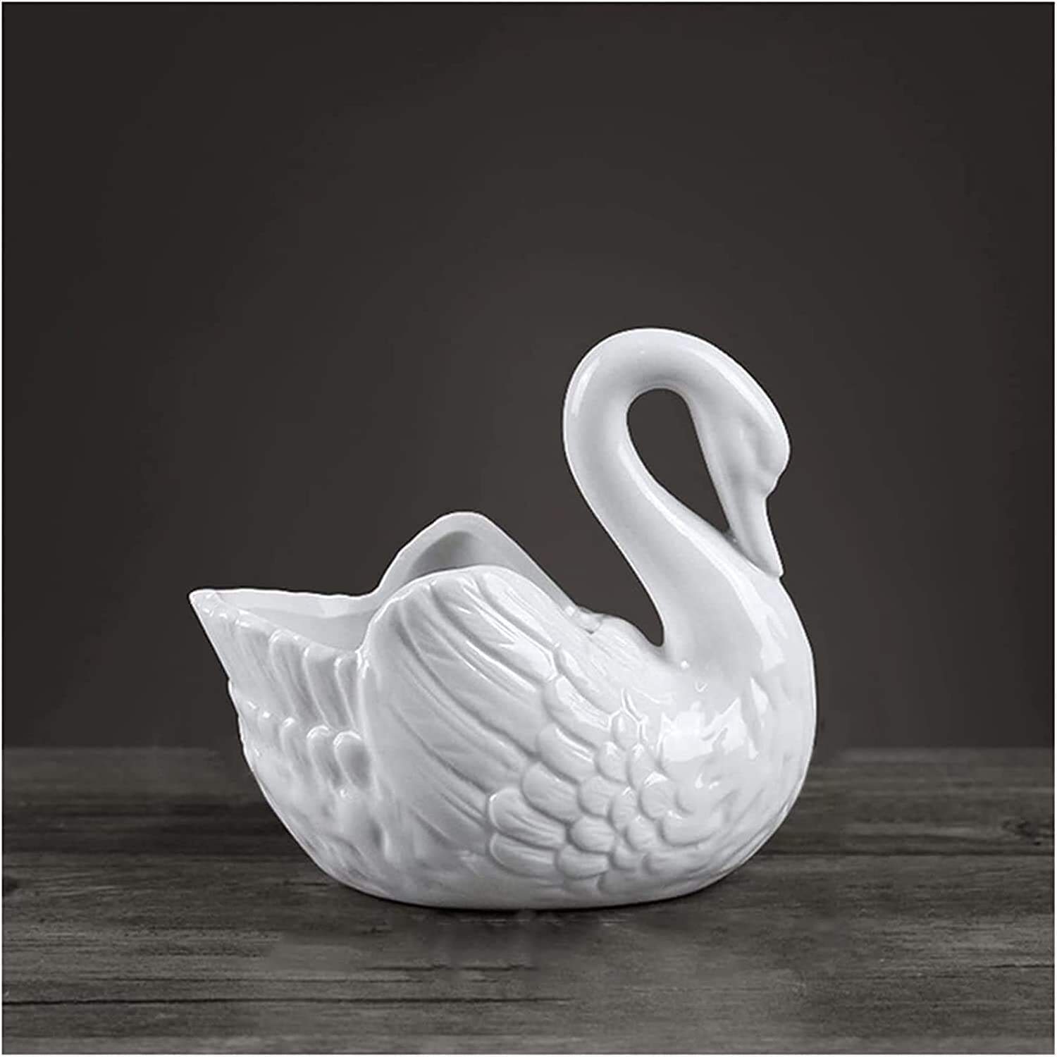 Amazon.com: ALHJ Ceramics Swan Candle Holder Porcelain Cygnet