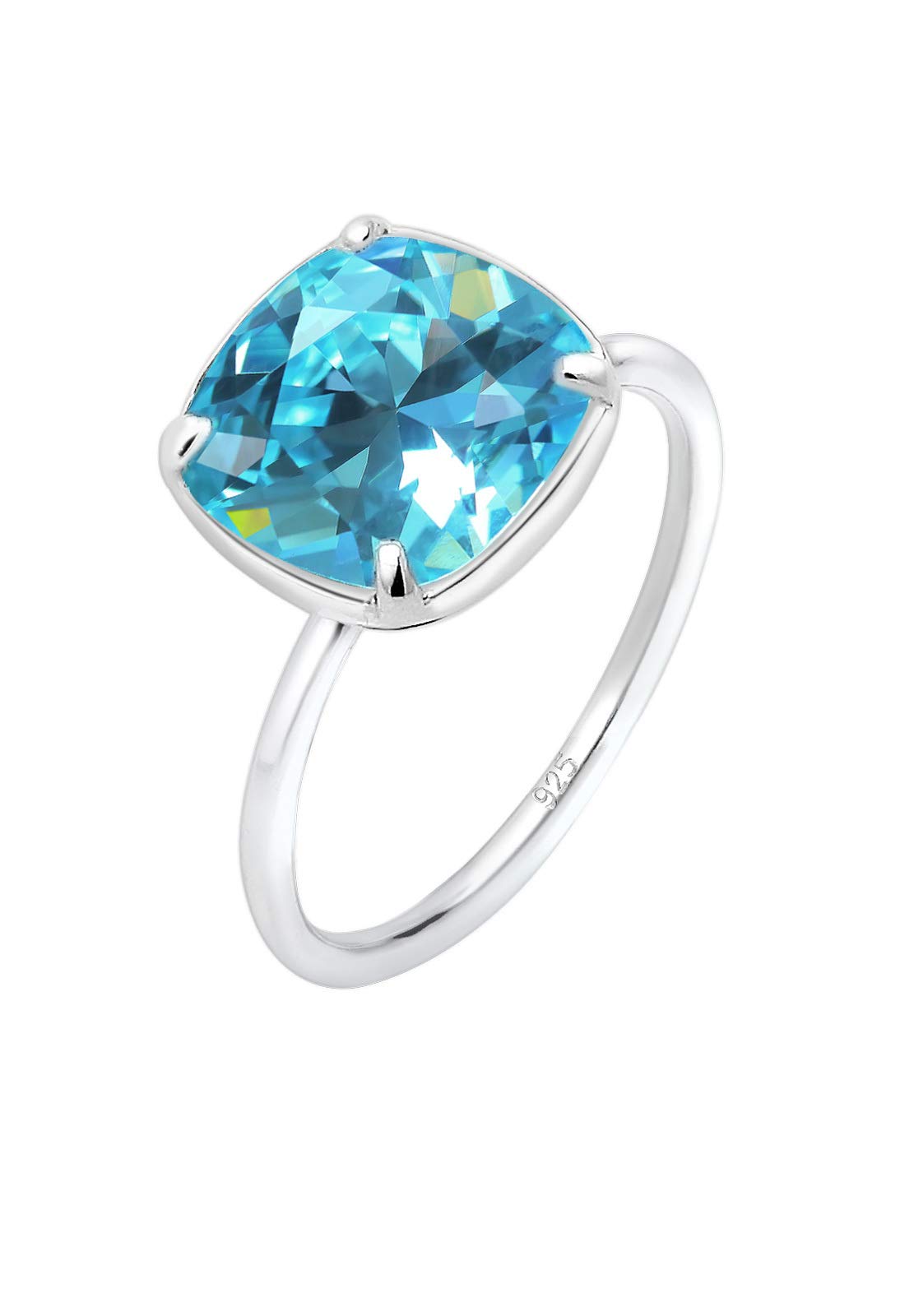 Elli Women's 925 Sterling Silver Solitaire Anniversary Ring