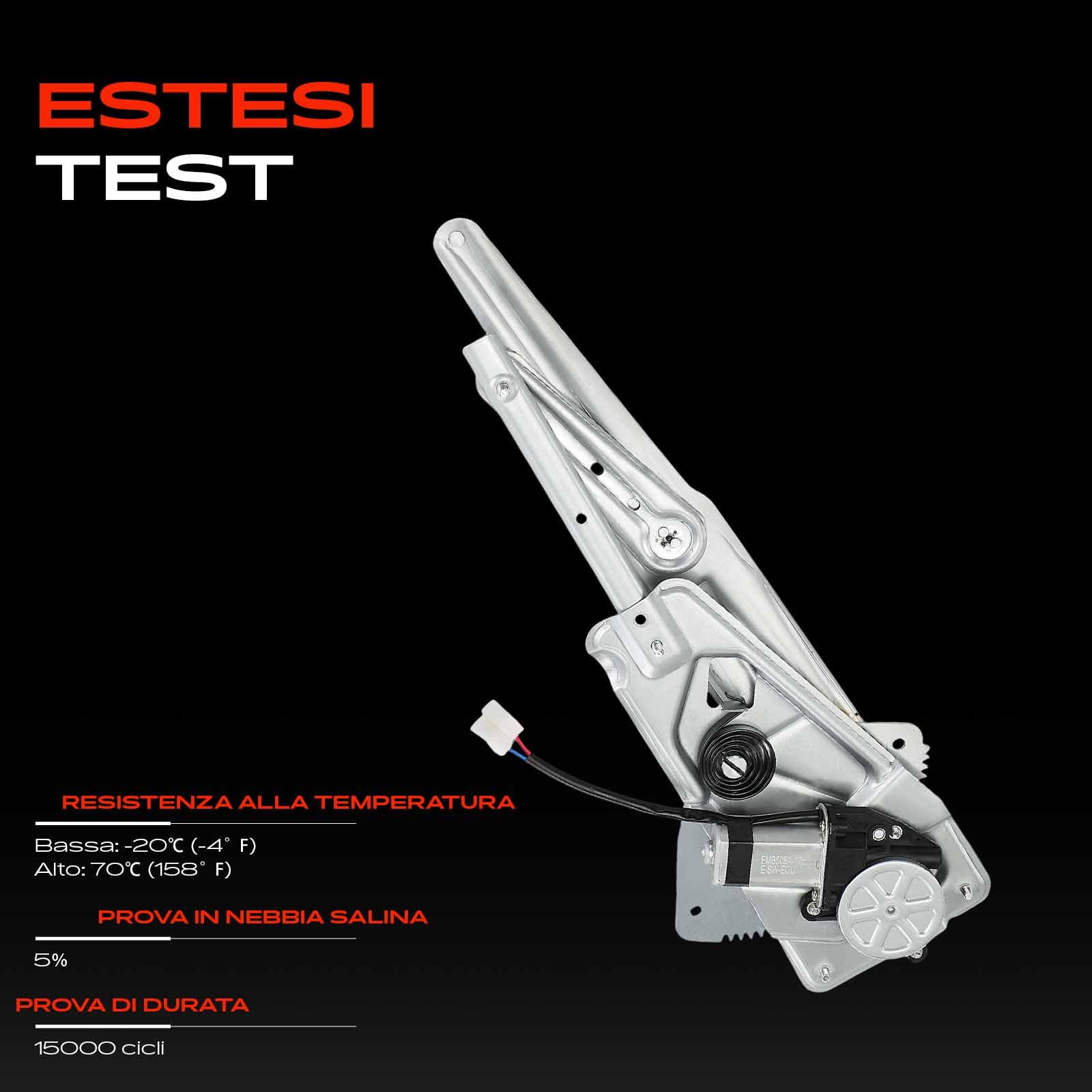 Frankberg Alzacristallo Meccanismo alzacristallo Elettrico con Motore 2-Poli Anteriore sinistro senza piastra 2/3 porte Compatibile con Twingo I C06 Replace# 8200051779