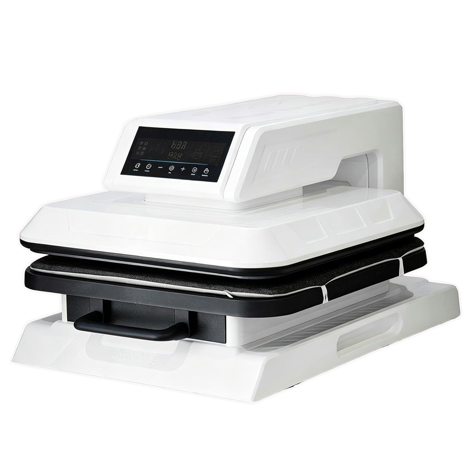 Pressa di Calore Automatica 15x15 Pollici for Magliette, Pressione Regolabile a 2 Livelli con 4 modalità di Memoria, Stampante a trasferimento sublimatico Professionale for progetti in Vinile e HTV