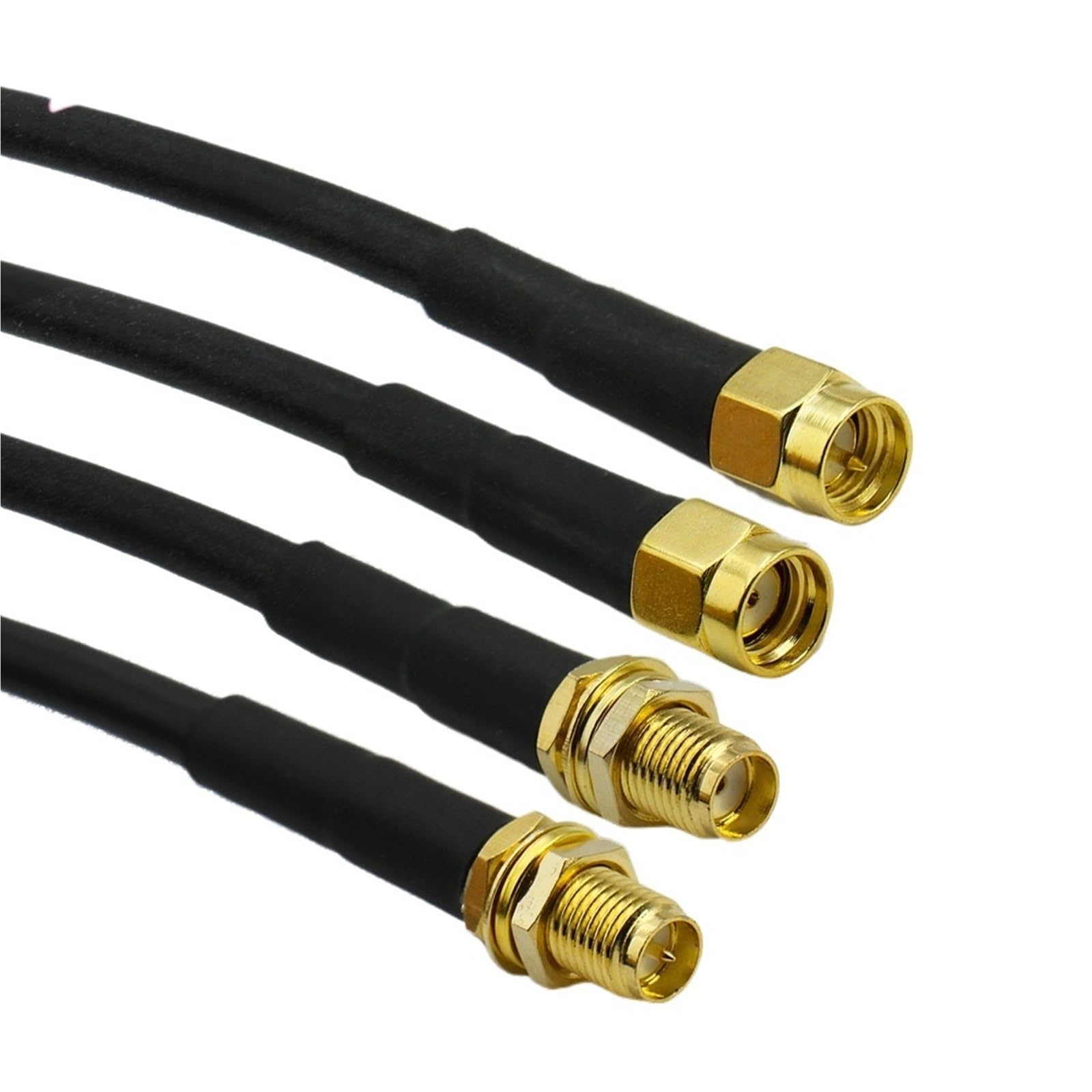 RG58 SMA mâle et femelle 50 ohms câble coaxial câble coaxial connecteur d'extension adaptateur 1 pièce (type 5)