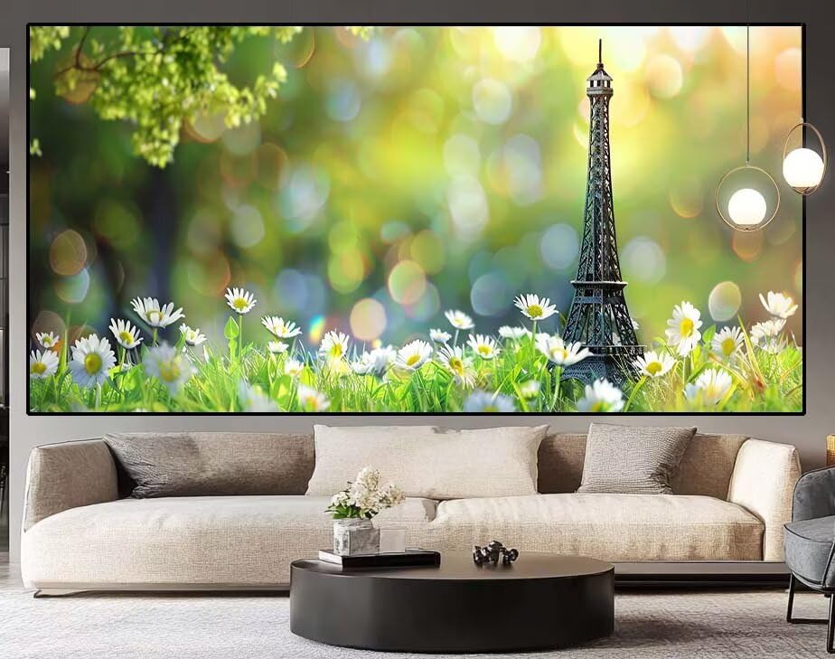 DIY 5D Diamant Painting Grand Canevas Paris Tour Eiffel de Qualité