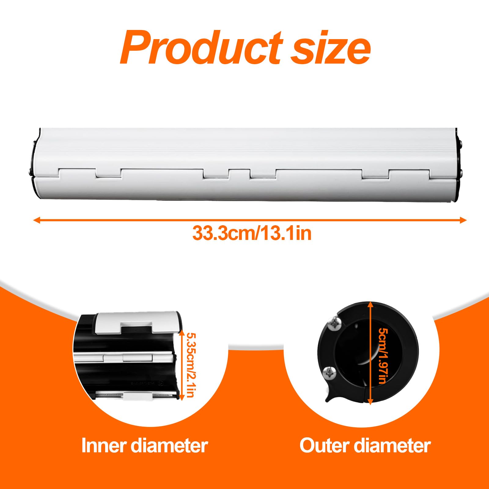 White Patio Door Security Lock, Professional French Door Security Lock - Image 3