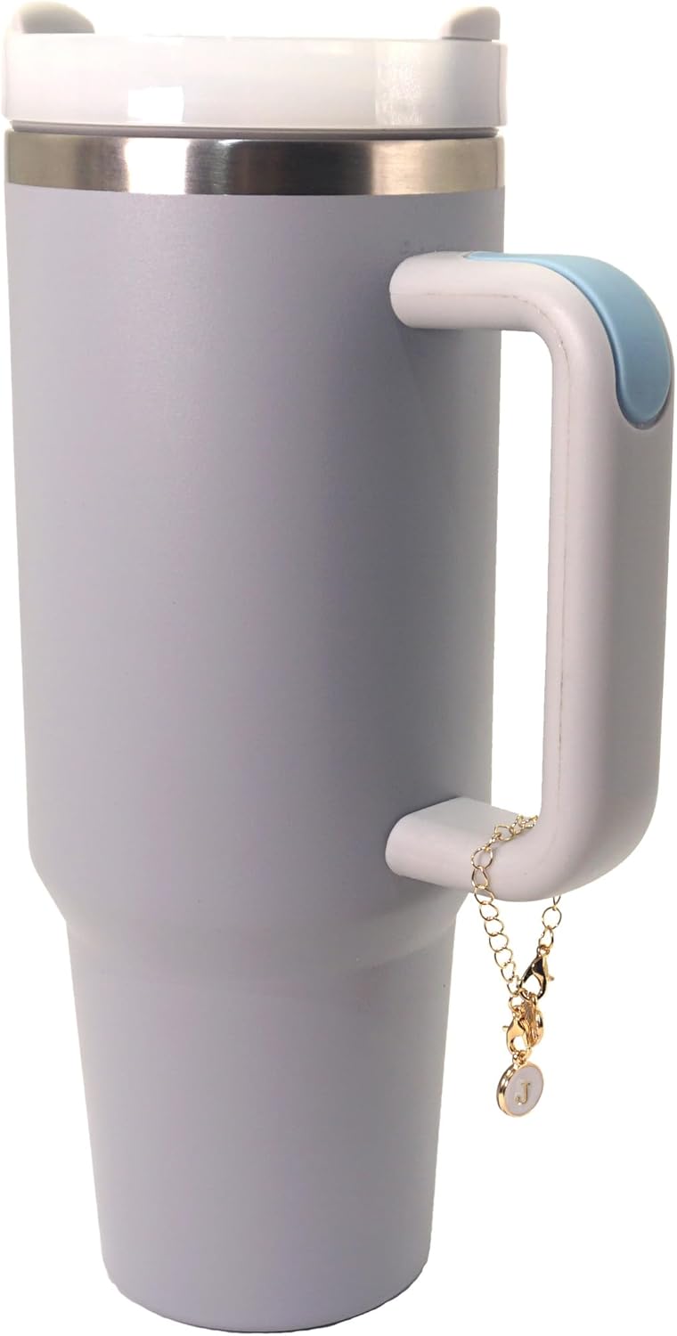 Letter Charm Accessories For Stanley Cup/Simple Modern Tumbler,Personalized ID Initial Letter Heart Charm For Stanley Tumbler Handle Charms Letter J - Image 5