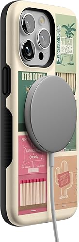 Vista 954 de Casely Funda para iPhone 15 Pro Jardín Secreto Flores mixtas Funda atrevida Compatible con MagSafe y botón de acción Jardín Secreto Floral