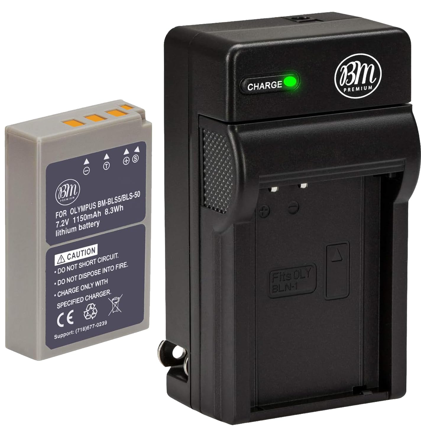 Amazon.com : BM Premium BLS-5, BLS-50, PS-BLS5 Battery and Charger