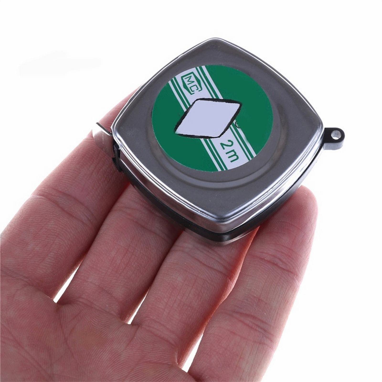 Cinta métrica, Cinta de regla retráctil de 3 m Cinta métrica portátil Mini bolsillo Tela de costura de metal Herramientas métricas de medición a medida for trabajar la madera