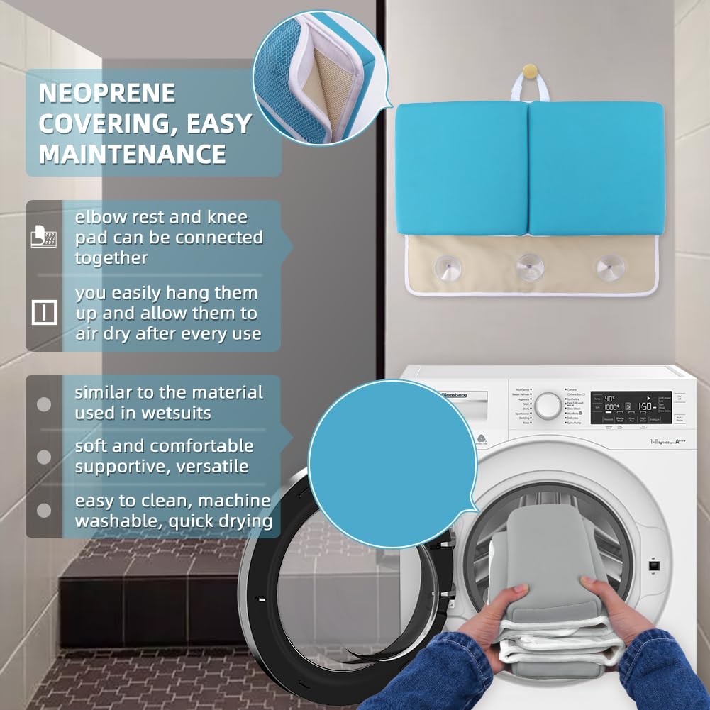 Ginocchiera E Appoggia Gomiti Per Bagnetto Bambini - Impermeabile E Antiscivolo - Foto 6