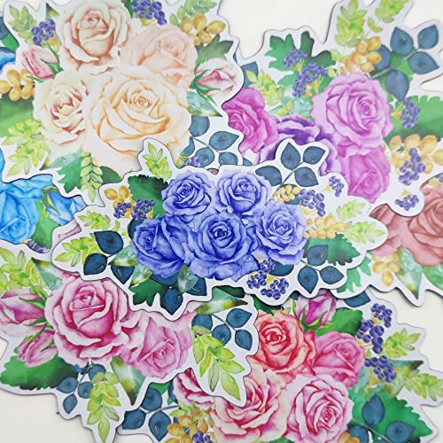 7Pcs Multi-Color Flowers Car Magnet,Flower Decals,Decorations Magnetic For Car,Garage, Mailbox, Whiteboard,Refrigerator Magnet #TOP3